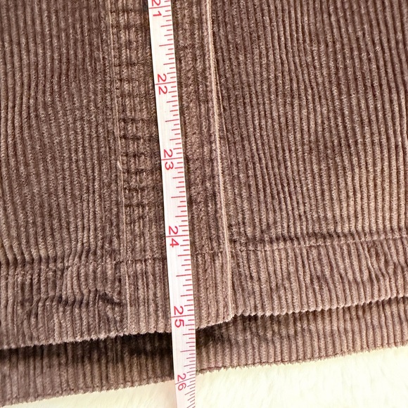 Madewell Corduroy Relaxed Shirt Jacket - Dark Carob - Large - Picture 13 of 16